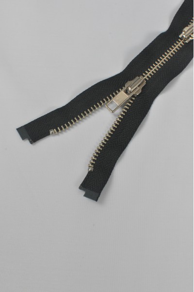 ZIP046  5號拉鏈  開尾拉鏈  金屬銀色拉鏈 雙頭拉鏈  不設單獨拉鍊訂購 後面照